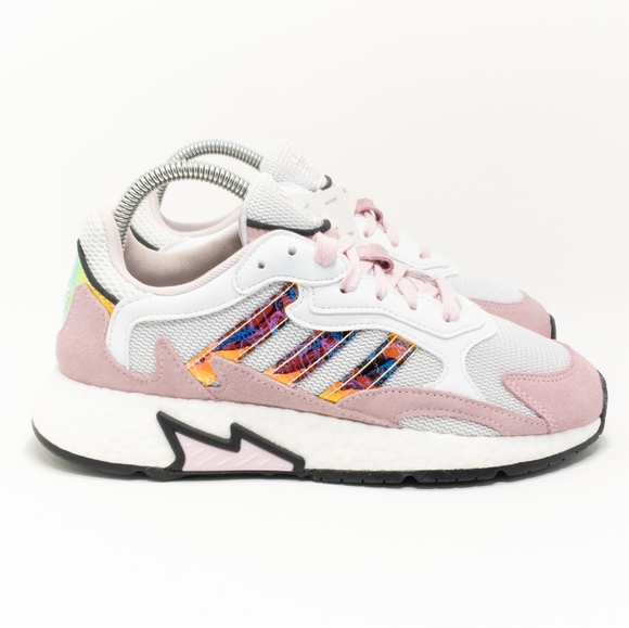 NEW Adidas Originals Tresc Run Rose/Pink Iridescen - Picture 3 of 9